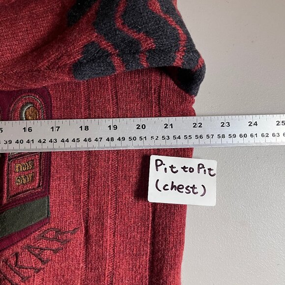 Iceberg Vintage Wool Paris Bernie Italy Made Sweater - Men's Size M - Brown - Picture 7 of 8